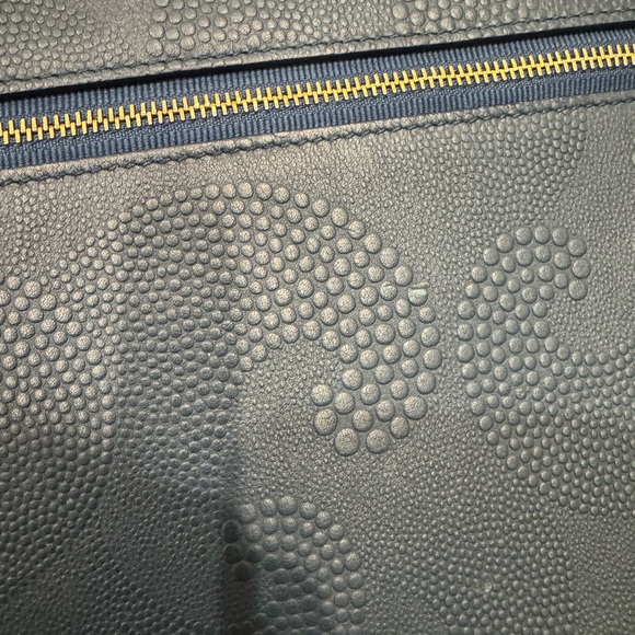 Tiffany & Co. Navy Leather Clutch - Picture 10 of 11